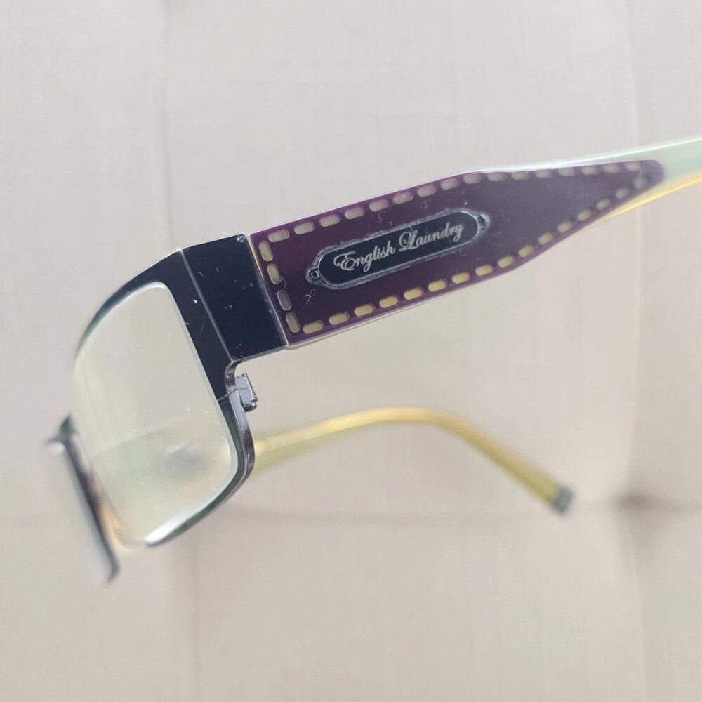 English Laundry Ladies Glasses Frame Eyewear UNA 52[]16 135 Black/Grape Eyeglass